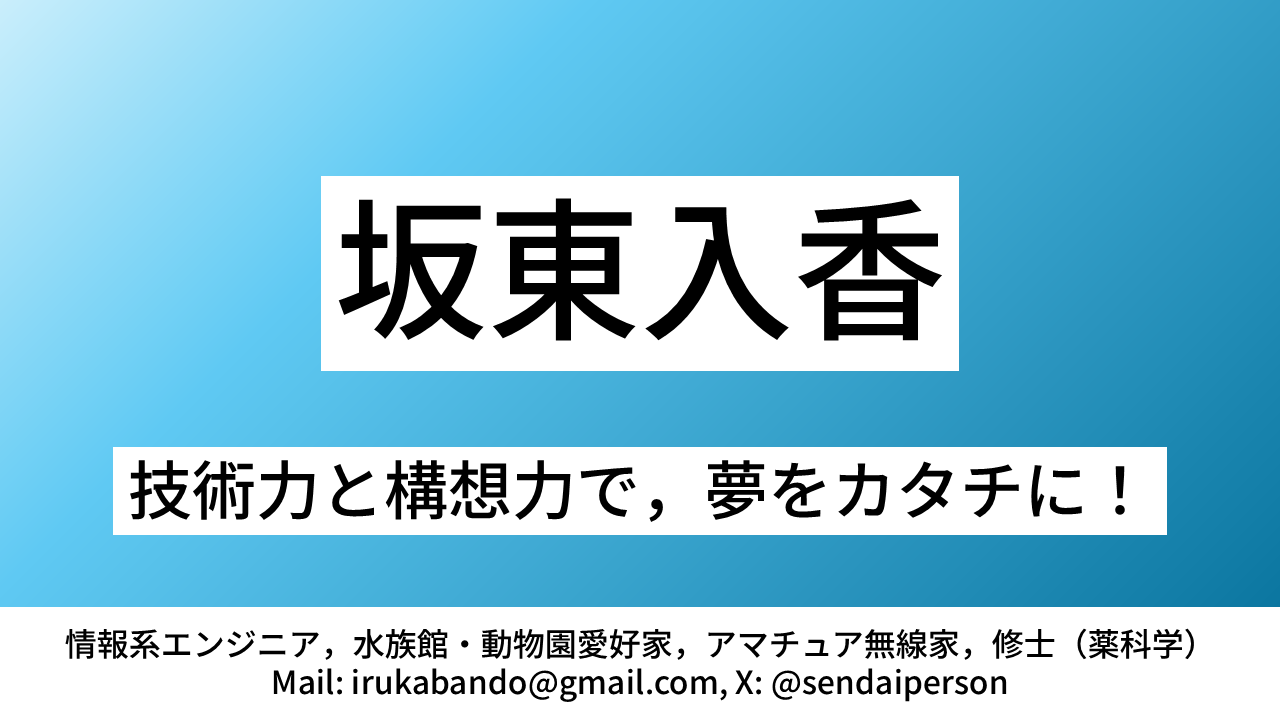 坂東入香の紹介画像